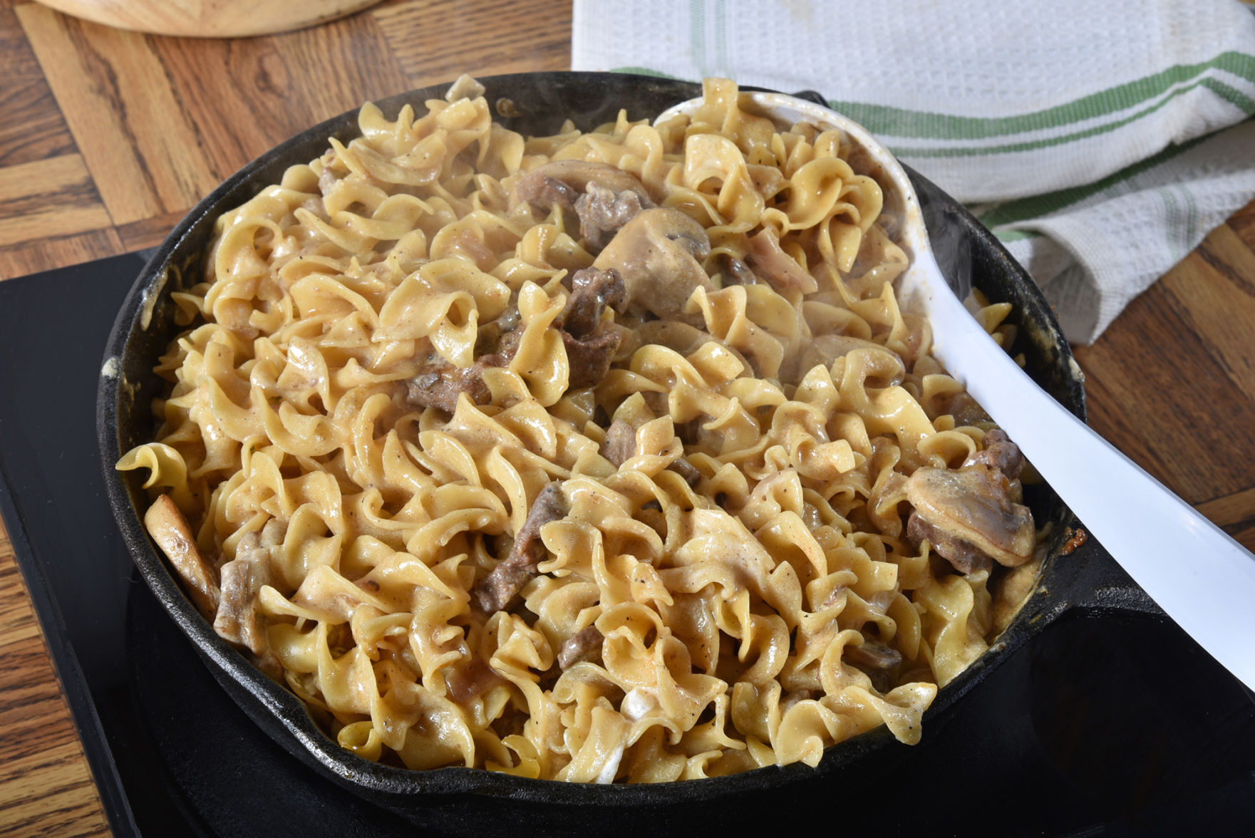 Beef stroganoff